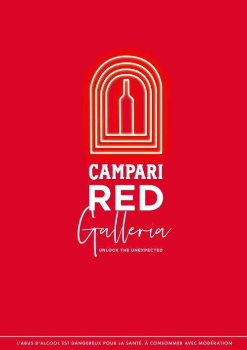 Campari Red Galleria - Unlock the Unexpected - Print Layout Print Design