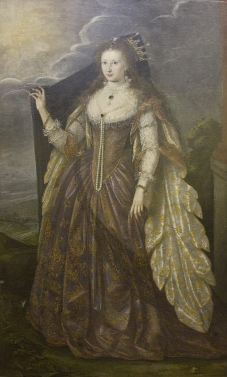 An unknown lady; English School, c. 1615