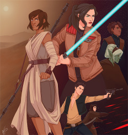 suchcardamazing:  Avatar Wars - The Force AwakensJust for fun    &lt;3