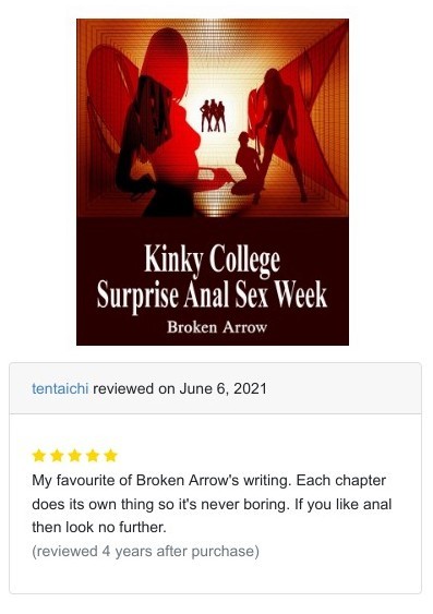 Kinky College: Surprise Anal Sex Week got a new wonderful review on Smashwords :)Smashwords: https:/