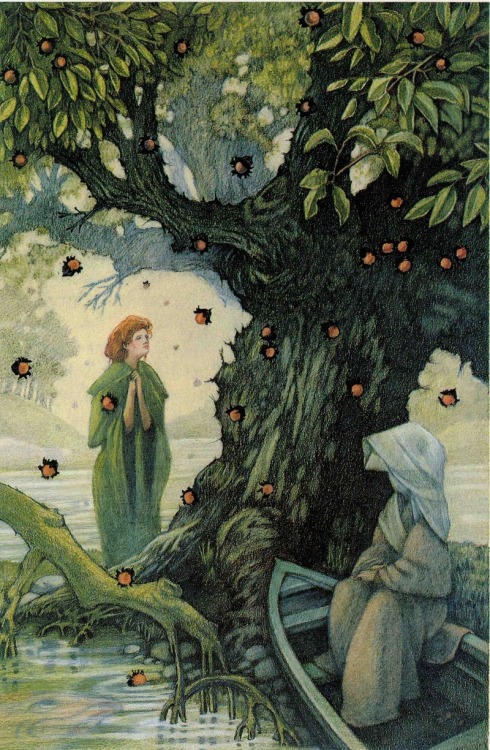 alifeoffairytales:Illustrations by Winslow Pinney Pels for “Noble-hearted Kate” by 