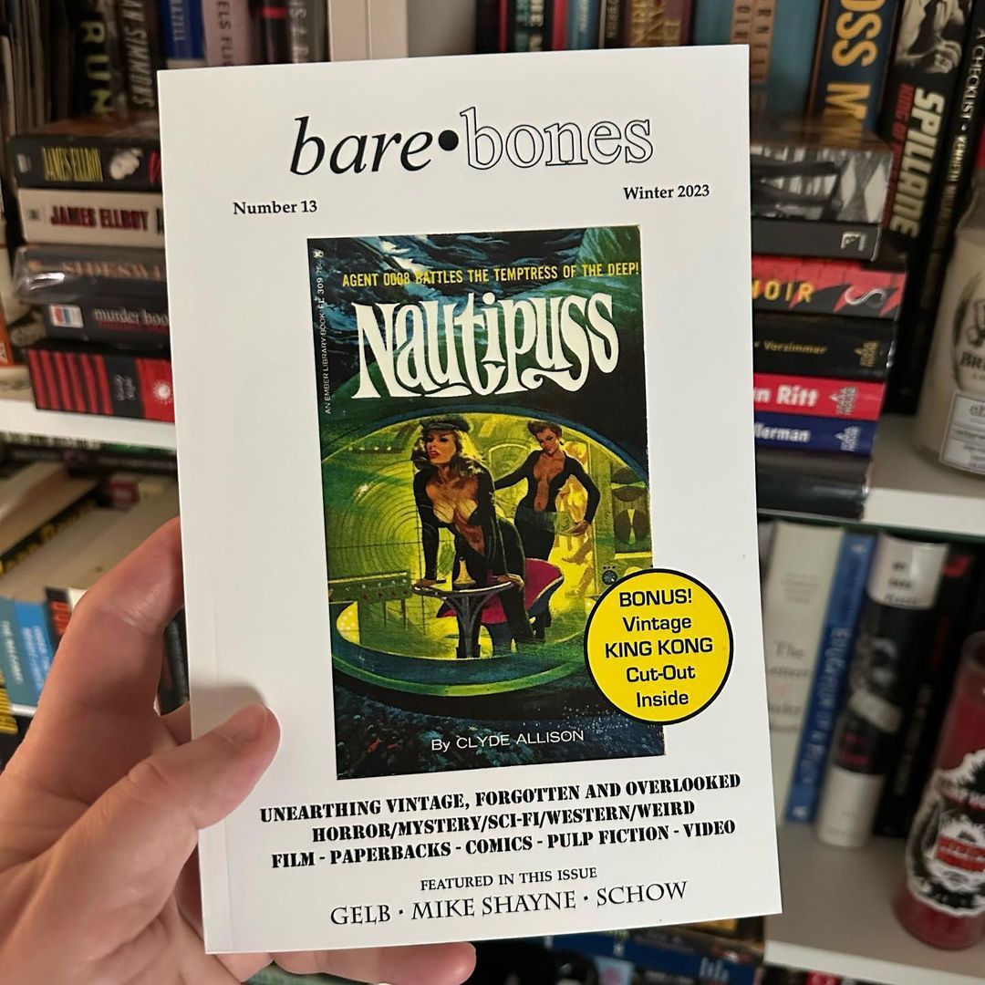 The lucky 13th issue of bare•bones is out now! There’s Tim Lucas on Lemmy Caution, David J. Schow on commentary tracks, and my next installment of “A Field Guide to L.A. Pulp” featuring David Goodis in L.A. Order a copy of your own right here:...