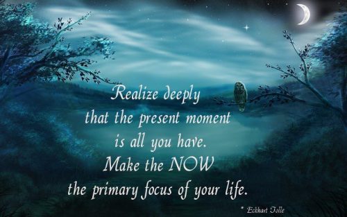 Live in the Present moment