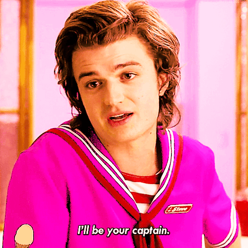 olivias-rodrigo:

STRANGER THINGS - SUZIE, DO YOU COPY?

Ahoy, ladies! Didn’t see you there. Would you guys like to set sail on this ocean of flavor with me? #steve harrington#s3#3x01