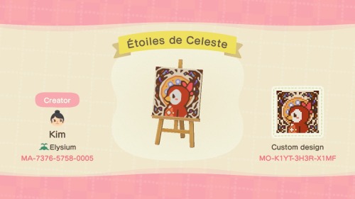 Continuing the bootleg painting of Nook with a Pearl Earring… Étoiles de Celeste! Based off o