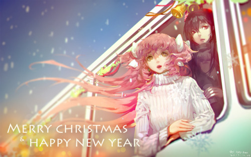 zorklo:Heytwo黑兎| Merry christmas 2017※Permission to upload this was given by the artist. Do not remo