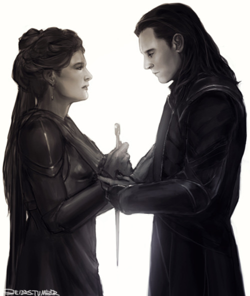 infras:  “Frigga is the only one who still cares; the only one who sees the good in him. Everyone else has let him go.” 