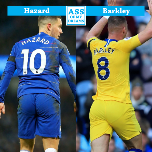 assofmydreams:  Hazard or Barkley? Battle of the football mega butts ❗ Follow AssOfMyDreams on: ❗ In