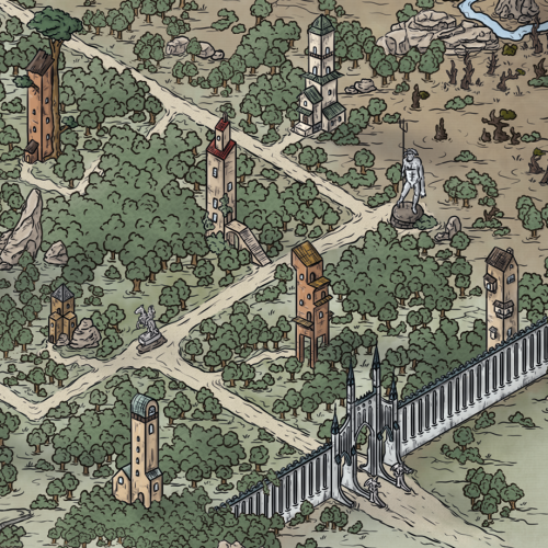 Hilltop, The Pride Of The Citadel, A District Erected By The Builders. Using Their Knowledge From Ancient
