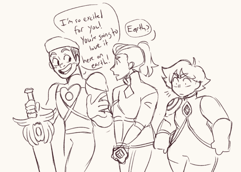 artofkace: here’s a huge comic/doodle dump for my She Ra/Steven Universe crossover