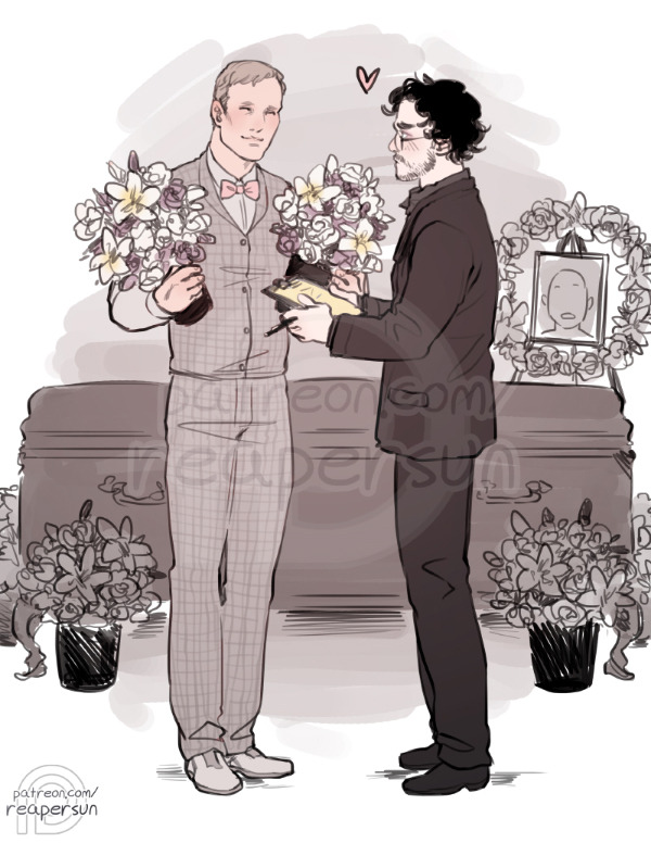 ~Support me on Patreon~A patron requested Hannibal as a flower shop owner :)) Will