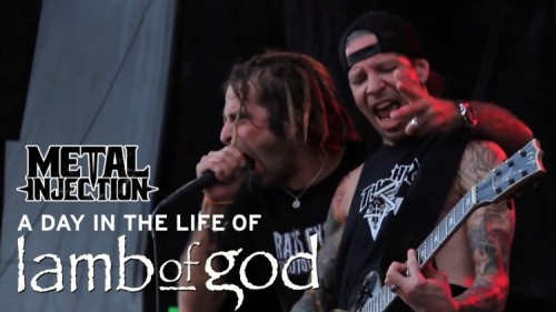 metalinjection:  A Day In The Life of LAMB OF GOD On Summer’s Last Stand Tour See what a normal day on tour for Lamb Of God is like on the Summer’s Last Stand tour, including their warm ups, fan signings, coffee making and aquatic stage diving.  