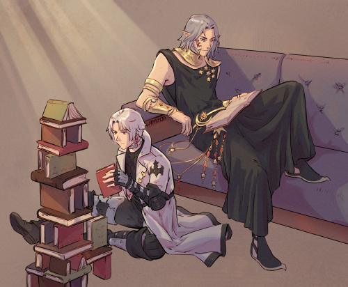 amymja: Scions Reading, Part 4Urianger and Thancred