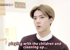 wooyoung: sebaek @ the neighborhood children center