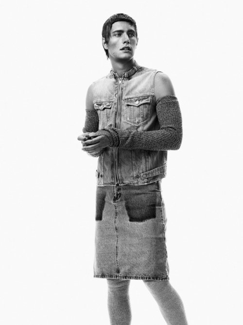 Layered Denim for Australian magazine ManuscriptAndrew Smith ph Georges AntoniStyled by Jolyon Mason