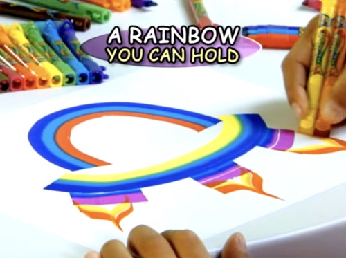 rainbow brush commercial (2011)