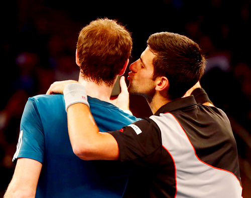 groundstrokes:Andy Murray and Novak Djokovic two incredibly bad selfie takers who play tennis someti