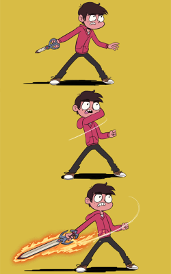 Headcanon that Marco&rsquo;s scissors can turn into a freaking sword.