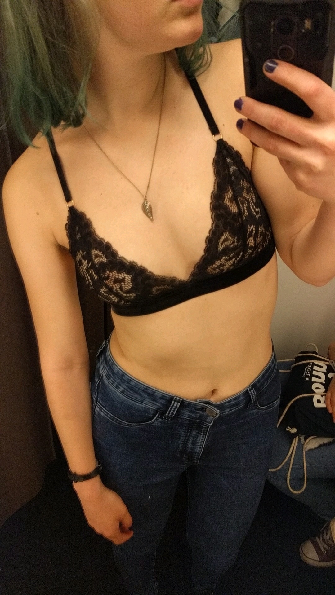 Sad when you find a 30$ bralette that makes your boobs look so good but you can&rsquo;t