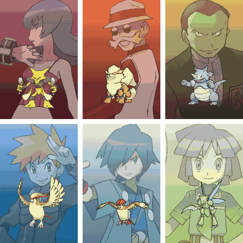 bosq:  Gym Leaders / Grass Starters / Fire adult photos