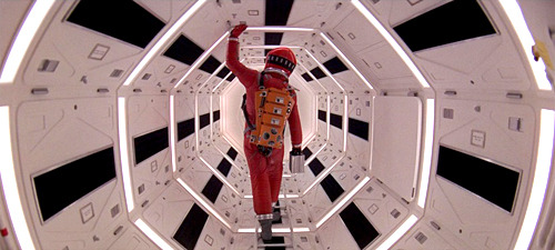 thefilmfatale:  The symmetry of Stanley Kubrick’s 2001: A Space Odyssey (1968) 