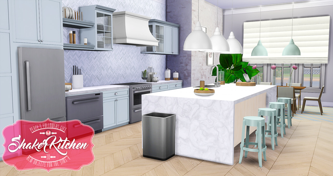 Well, I think I out-did myself this time. I seem to be taking on ever-increasingly complex sets that get bigger as I get more experience. As you can see, a kitchen is probably one of the most complex sets you can make for The Sims 4. Totalling just...