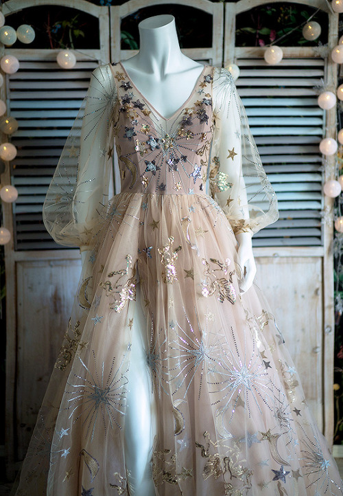 Chotronette ‘Aurora Borealis’ & ‘Celestial’ Haute Couture Gowns