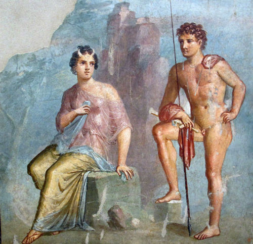 Pompeian fresco of Io Guarded by Argus