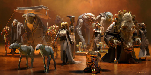 AARON MCBRIDEEarly Casino Patrons Concepts on Canto Bight for Star Wars: The Last JediDigital