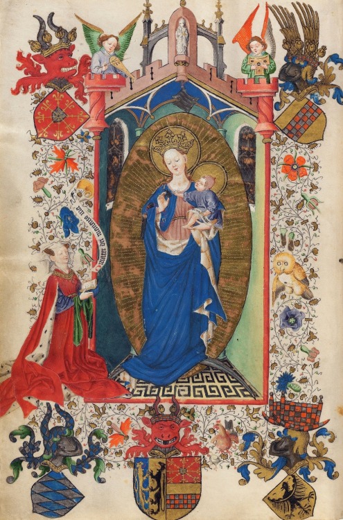 From the Book of Hours of Catherine of Cleves, Duchess of Guelders, 1440s