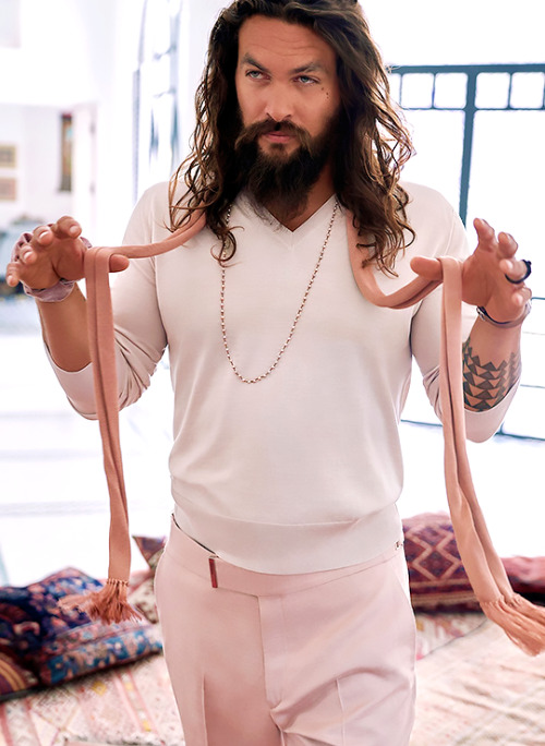 pochollywood:  I mean, I’m a warrior, and I will lay it down! But I’m also the first one to say, ‘I have a lot of problems, and I want to be able to correct those problems’.”Jason Momoa InStyle Magazine