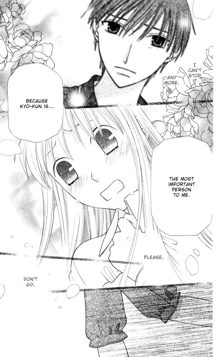 When did Tohru realize she was in love with Kyo....