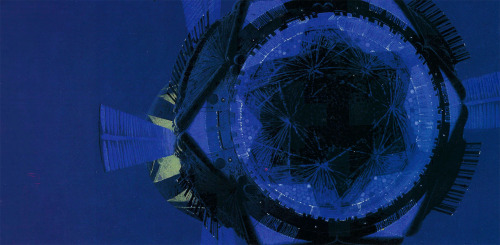 Some of Syd Mead’s concept paintings for V’Ger from Star Trek: The Motion Picture. His f