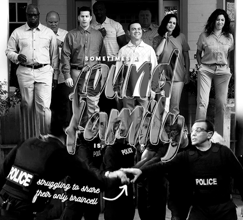 NEW YEAR NEW GIFS | Day Six: Found Family ↳ Brooklyn Nine-nine (insp.)