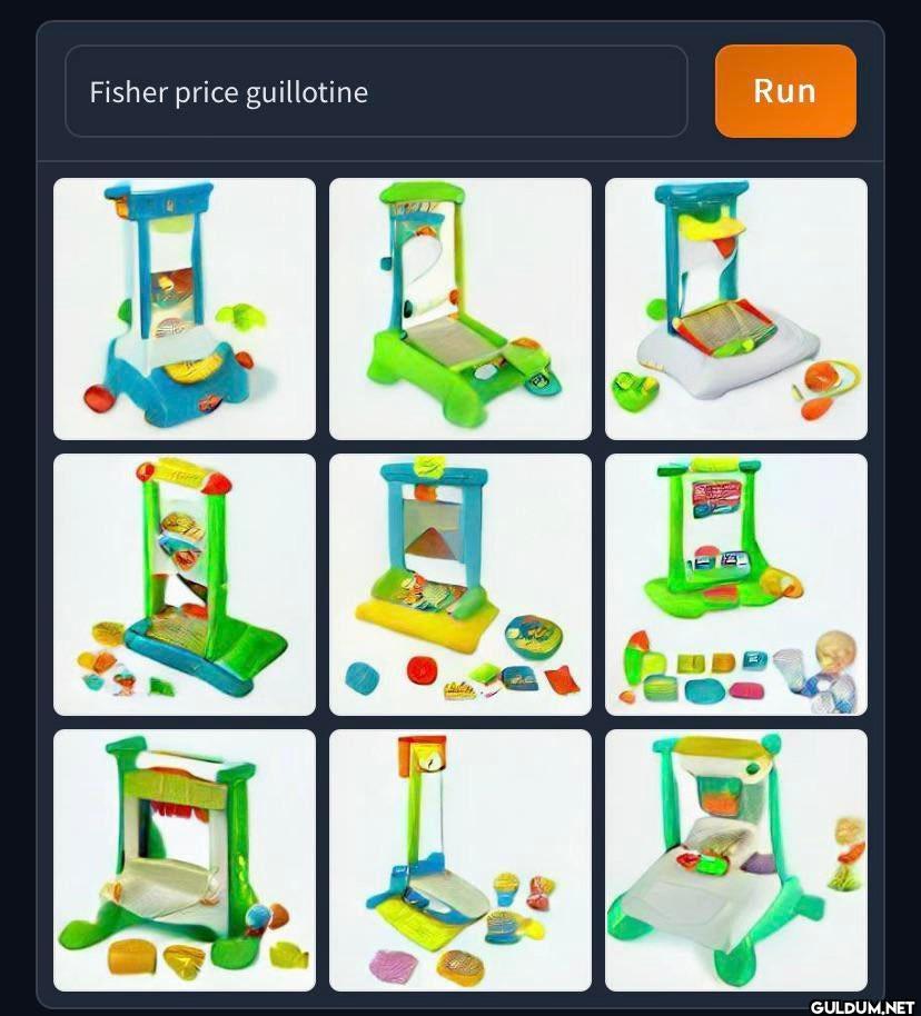 Fisher price guillotine...