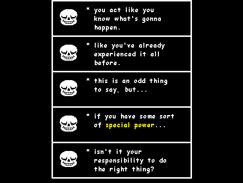 sans could not take it anymore : Undertale