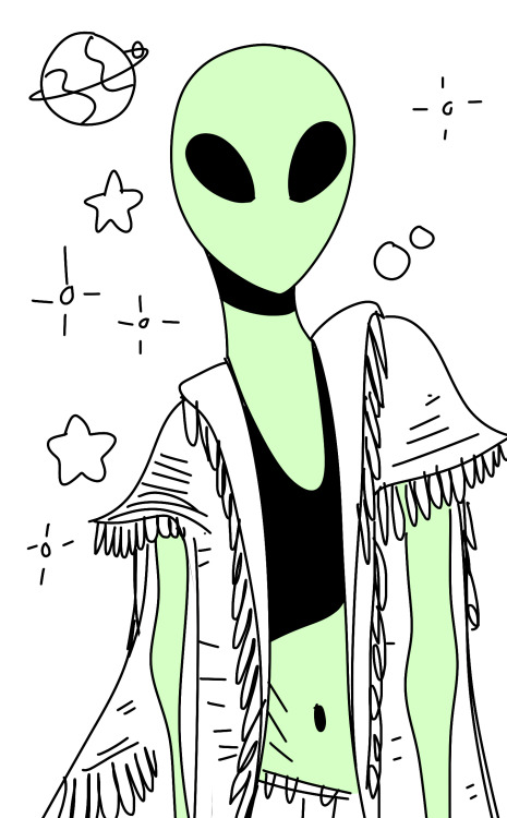 birdsons: i haven’t drawn aliens in a while