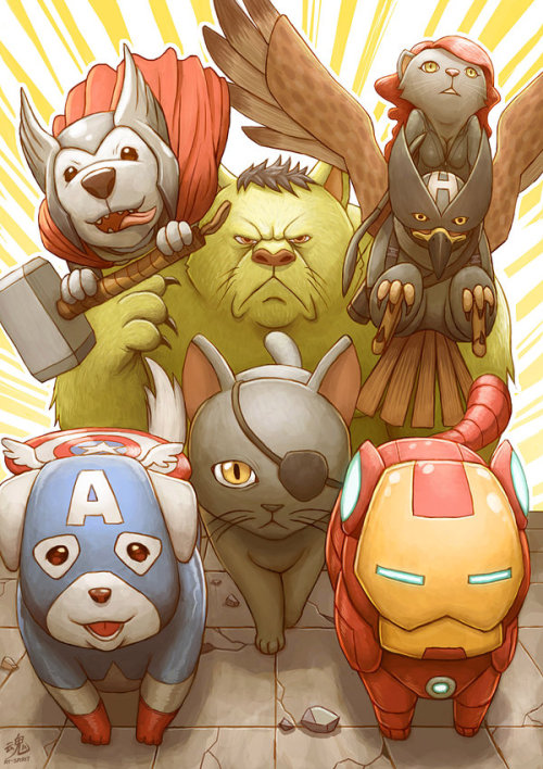 Porn photo herochan:   Nick Furry and the Animalvengers