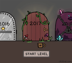 chibird: You’ve unlocked a new level 2017! Good job on collecting the star for 2016, and good luck on your newest adventure. Happy new year, players! :D