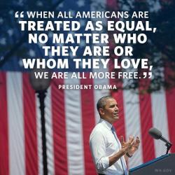 whitehouse:  Reblog if you agree: Every American should be able to marry the person they love. 