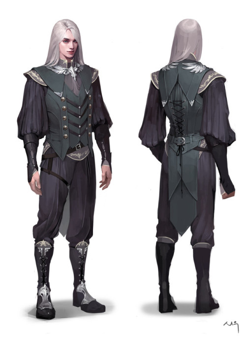 theamazingdigitalart:  Character concepts by Siwoo Kim  Beginner’s Guide to Digital Painting i