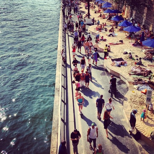 XXX instagram:  Instagrammers Visit Paris Plages photo