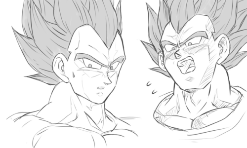 vegetapsycho:Some sketches I managed to do a couple weeks ago while I was on the plane and found some rare quiet time lol I love your sketches!