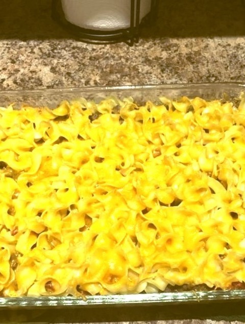 Pasta And Noodles - Husband's DelightThis Ground Beef Casserole Is Made By Layering Egg Noodles, Sour