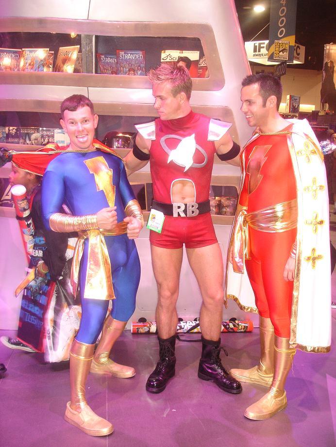 heroperil:  James Ellis as “Rocketboy” at Comic Con 2008.     Final pic is