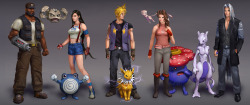 Sodomymcscurvylegs:  Andrewartwork:  Final Fantasy 7,8,10 (My Personal Faves) With
