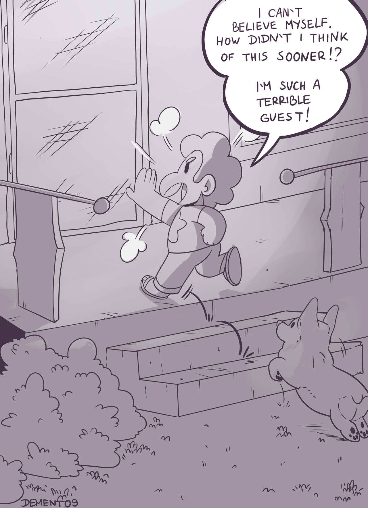 dement09:  Previous chapter   Read So Far on smackjeeves.com Support So Far with