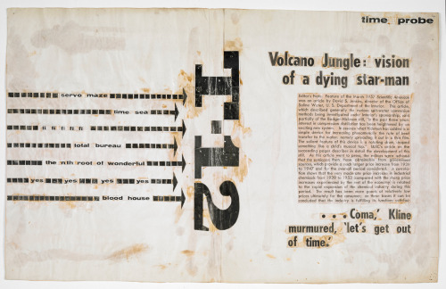 grupaok: J.G. Ballard, Four Text Collages (Project for a New Novel), c. 1968