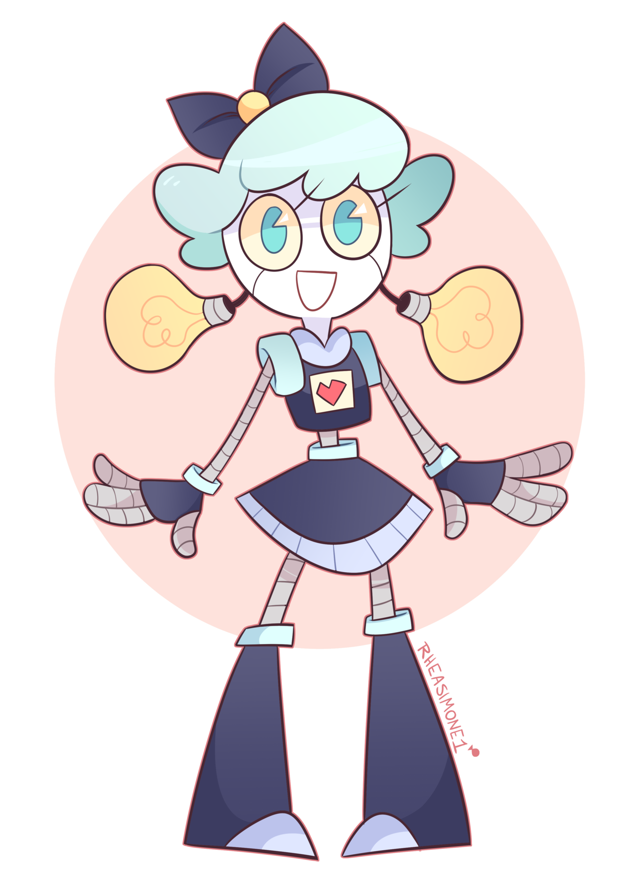 Rhea Draws Stuff! — A robot girl