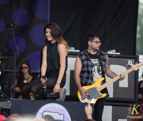 We Are The In Crowd - Playing Vans Warped Tour at Darien Lake (Buffalo, NY) on 7.8.14 Copyright 27K 